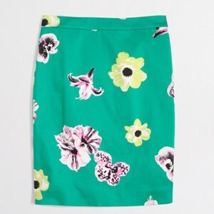 Punk floral J. Crew skirt new without tags size 8